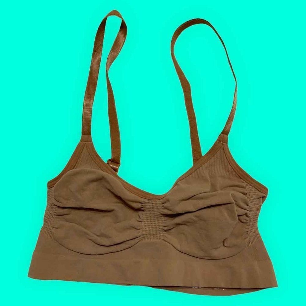 Skims Women's Sports Bra Beige Size S/M